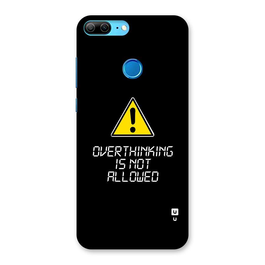 Over Thinking Back Case for Honor 9 Lite
