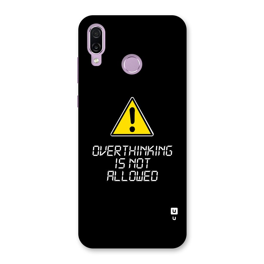 Over Thinking Back Case for Honor Play
