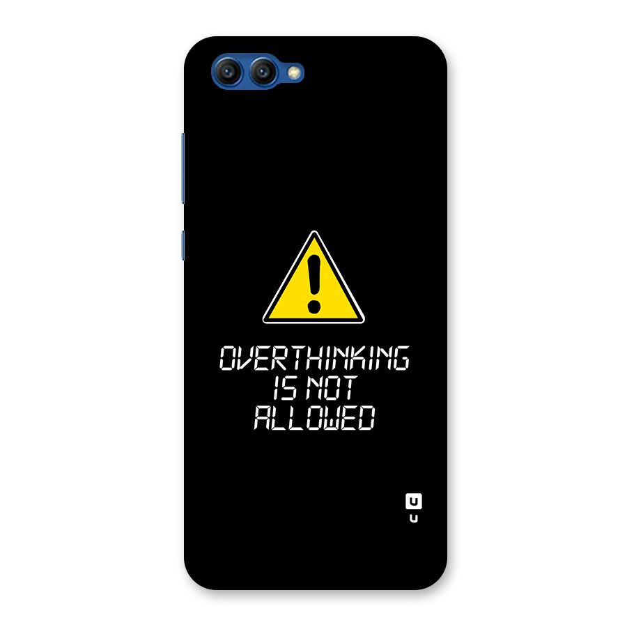 Over Thinking Back Case for Honor View 10