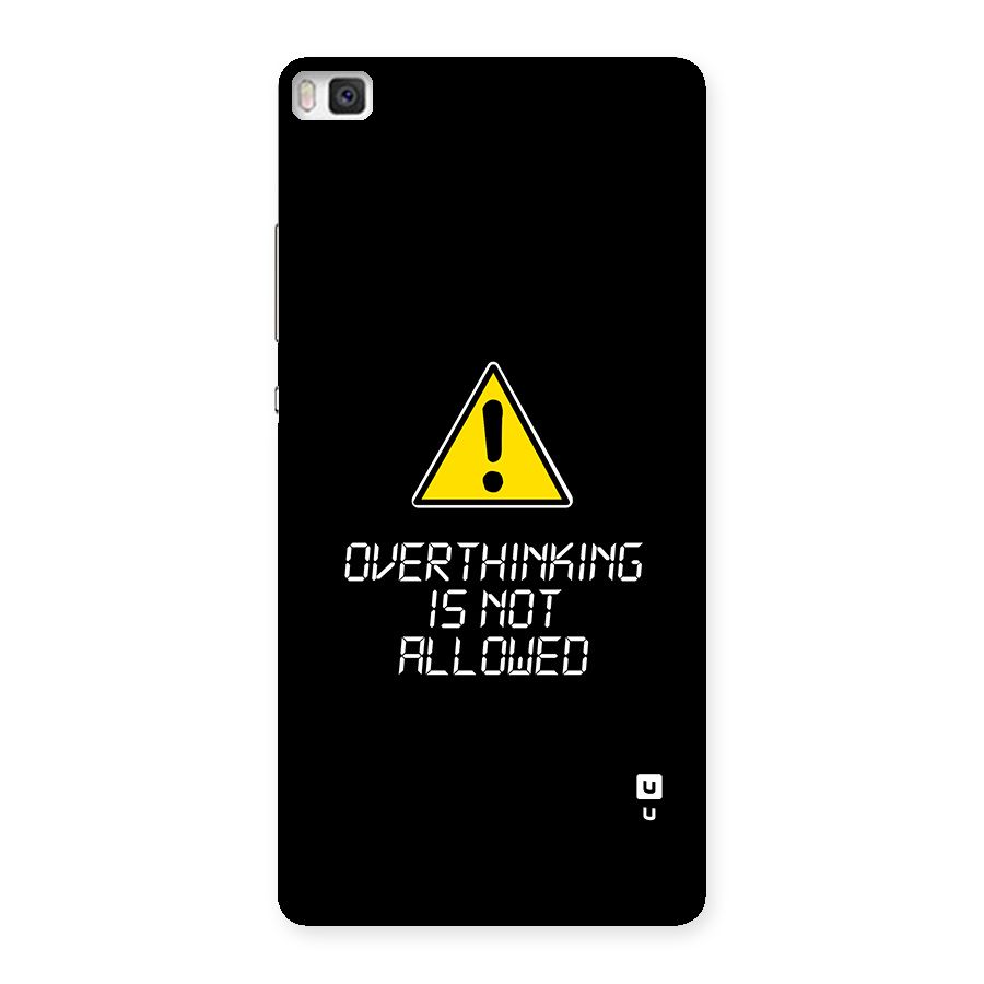 Over Thinking Back Case for Huawei P8