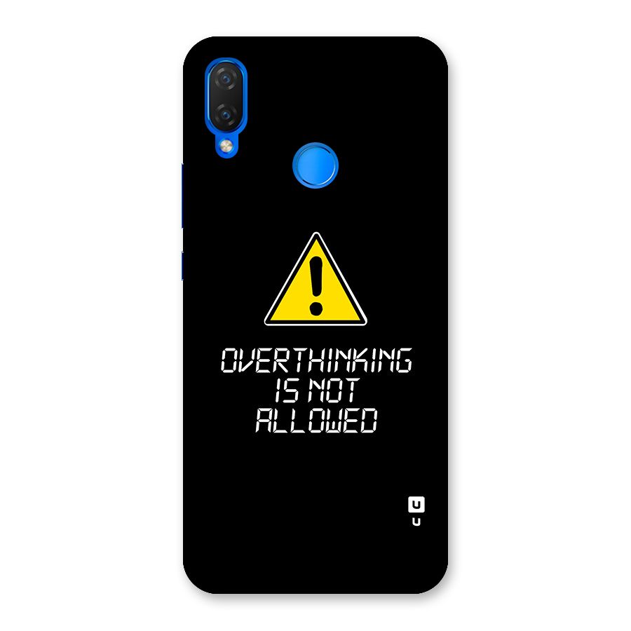 Over Thinking Back Case for Huawei P Smart+