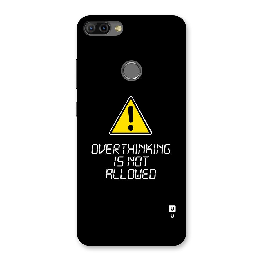 Over Thinking Back Case for Infinix Hot 6 Pro