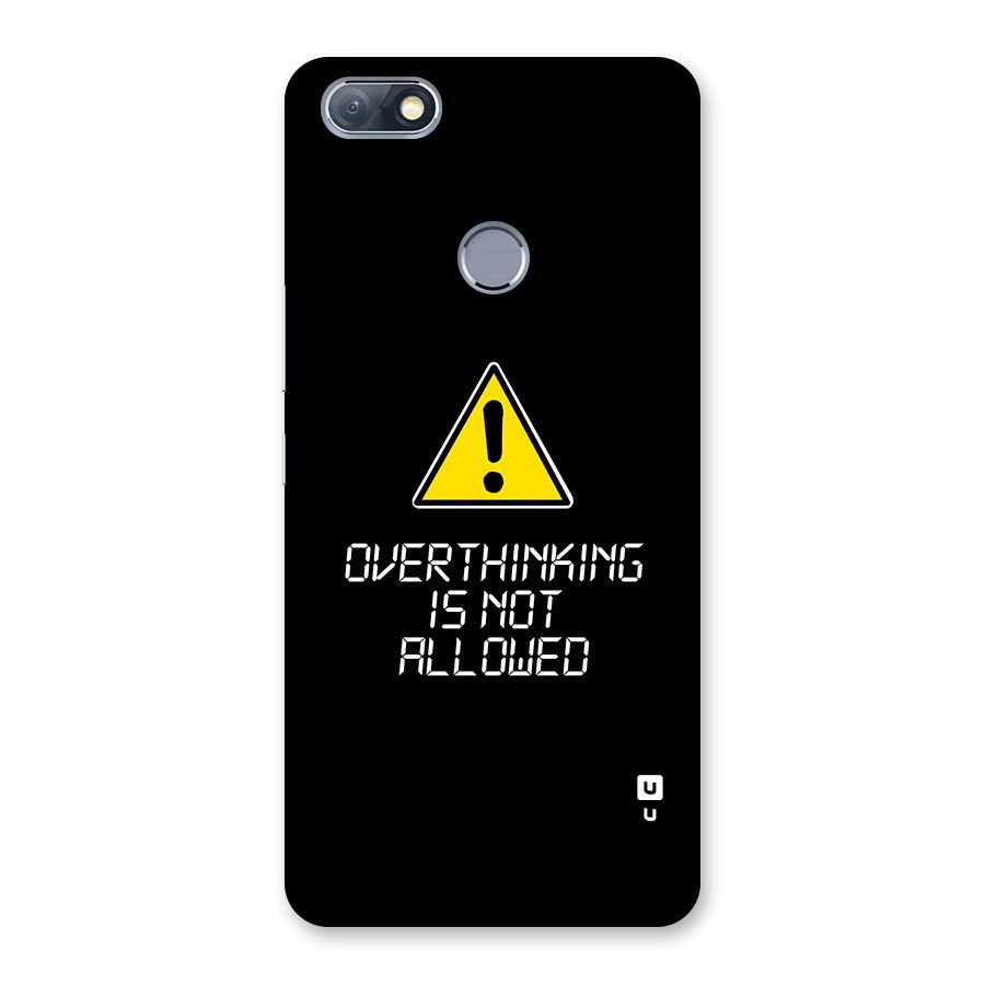 Over Thinking Back Case for Infinix Note 5