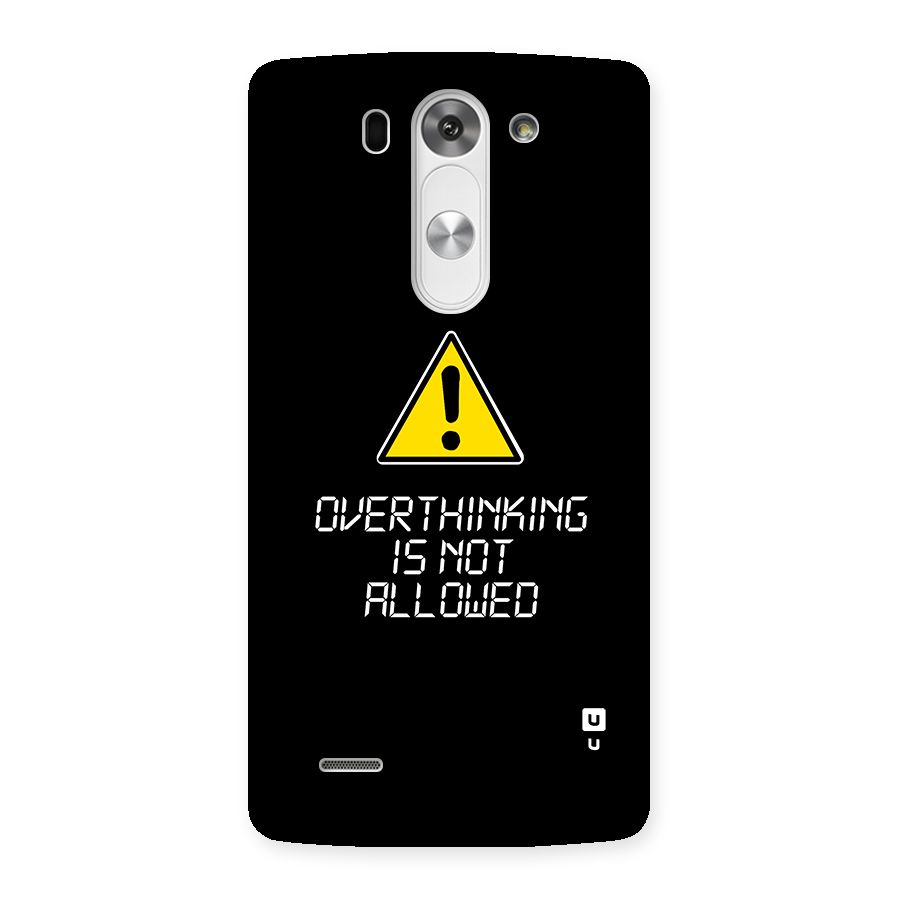 Over Thinking Back Case for LG G3 Mini