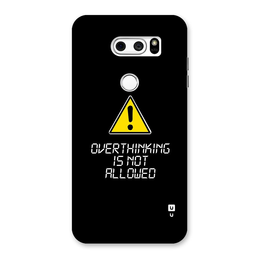 Over Thinking Back Case for LG V30