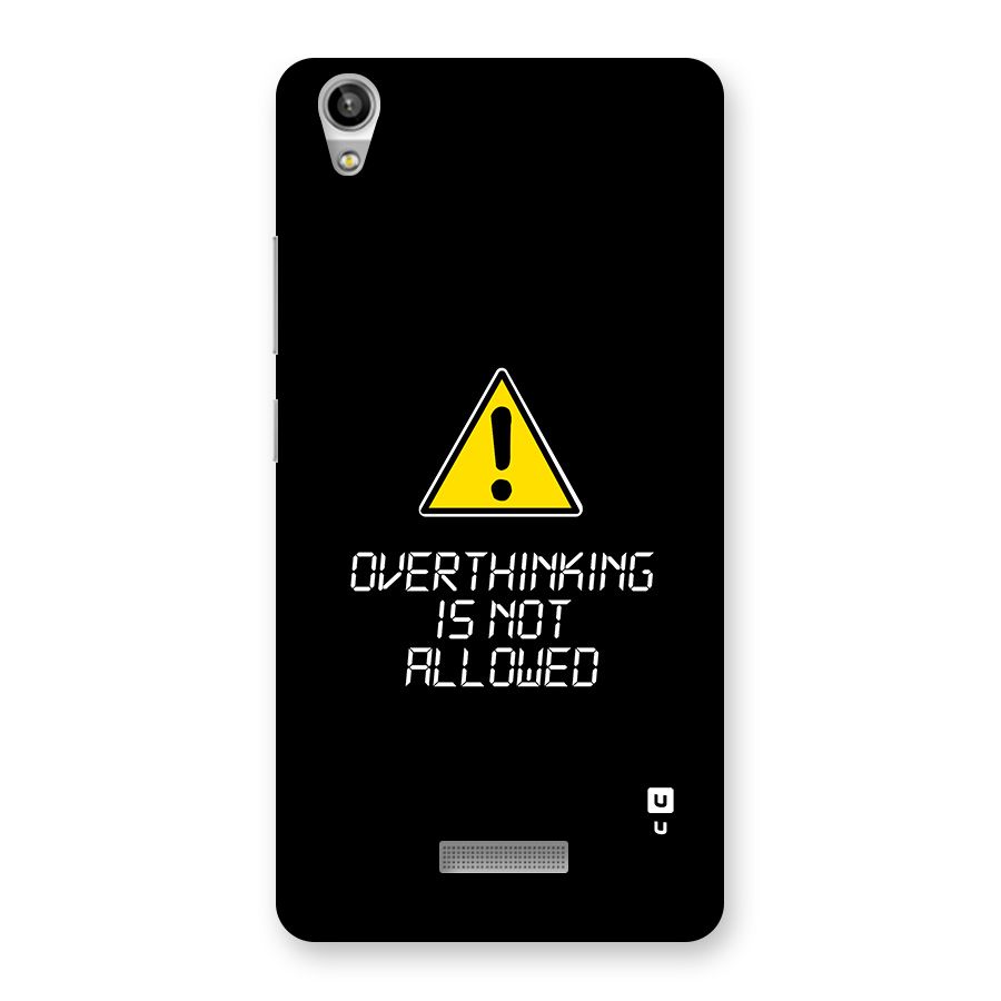 Over Thinking Back Case for Lava Pixel V1