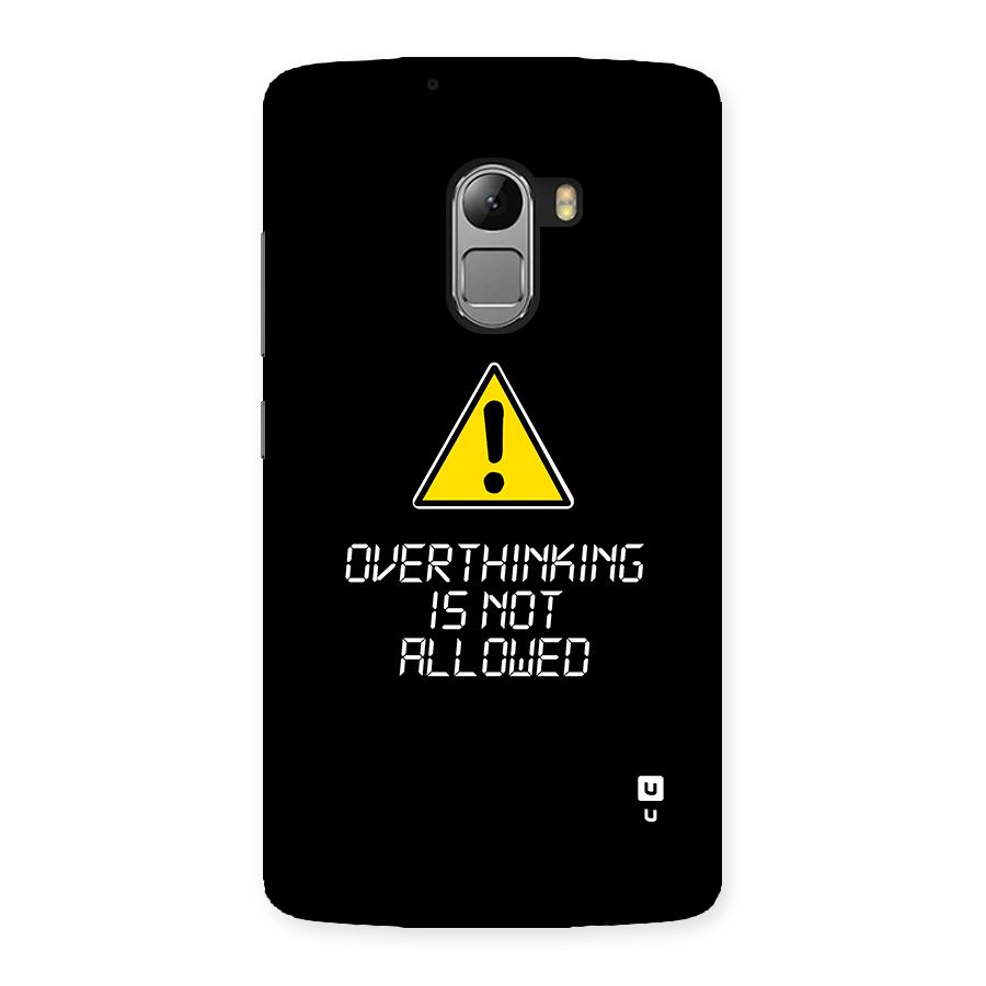 Over Thinking Back Case for Lenovo K4 Note