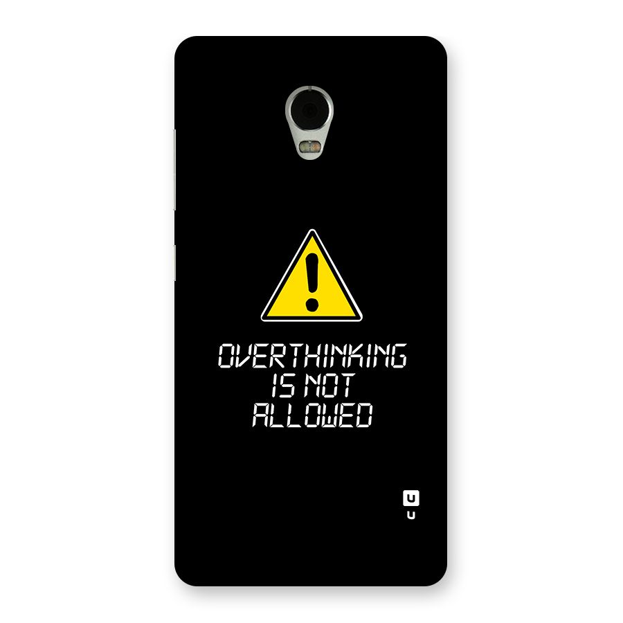 Over Thinking Back Case for Lenovo Vibe P1
