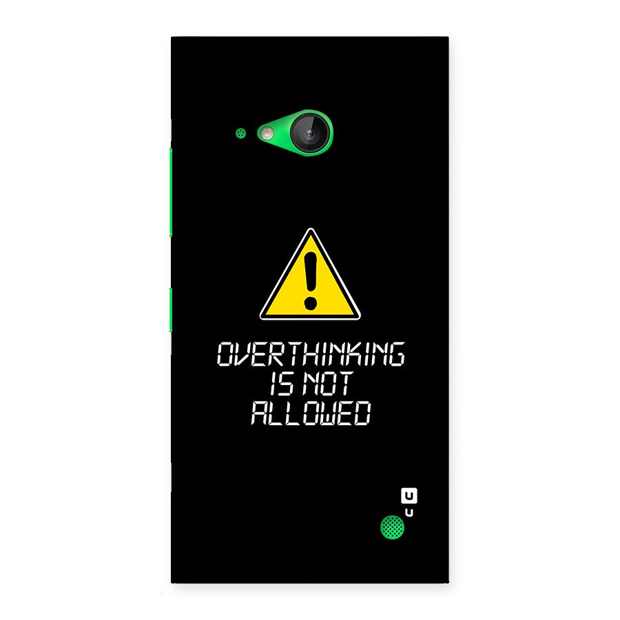 Over Thinking Back Case for Lumia 730