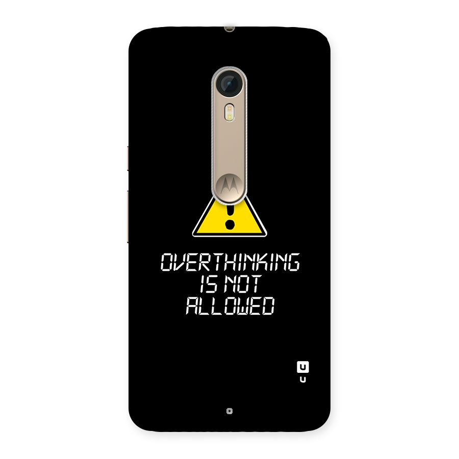 Over Thinking Back Case for Moto X Style