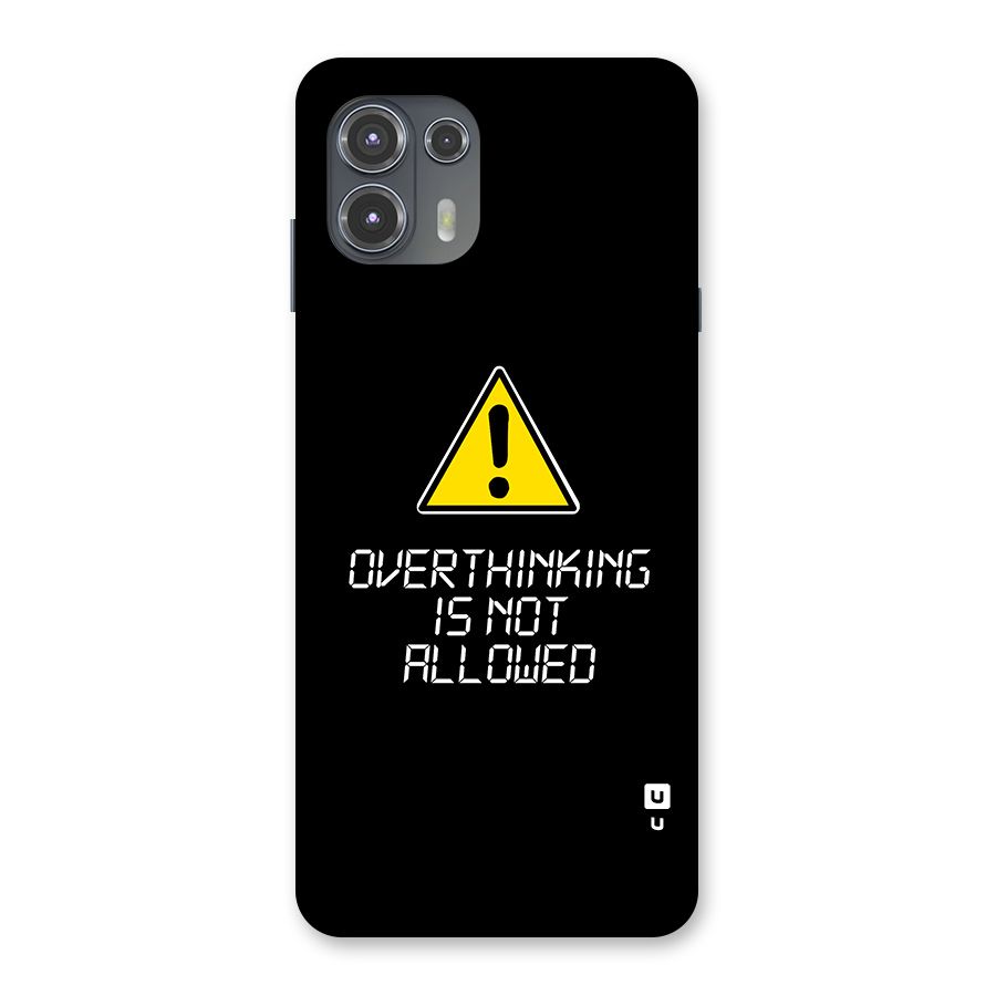 Over Thinking Back Case for Motorola Edge 20 Fusion