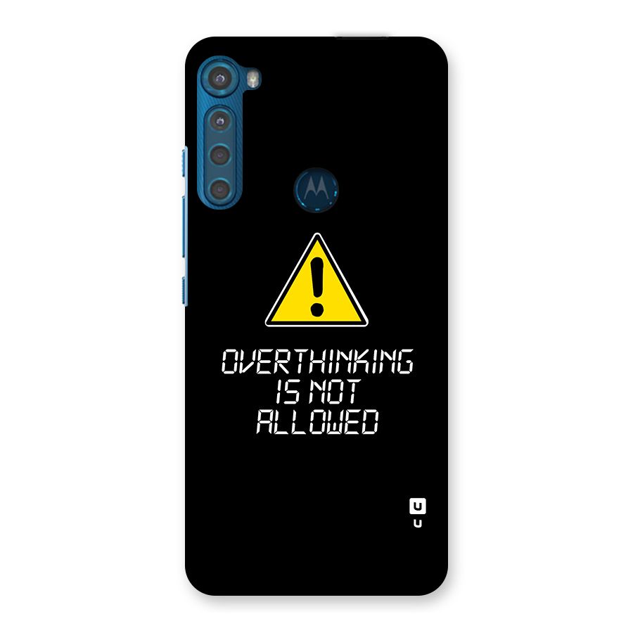 Over Thinking Back Case for Motorola One Fusion Plus