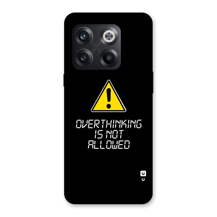 Over Thinking Back Case for OnePlus 10T