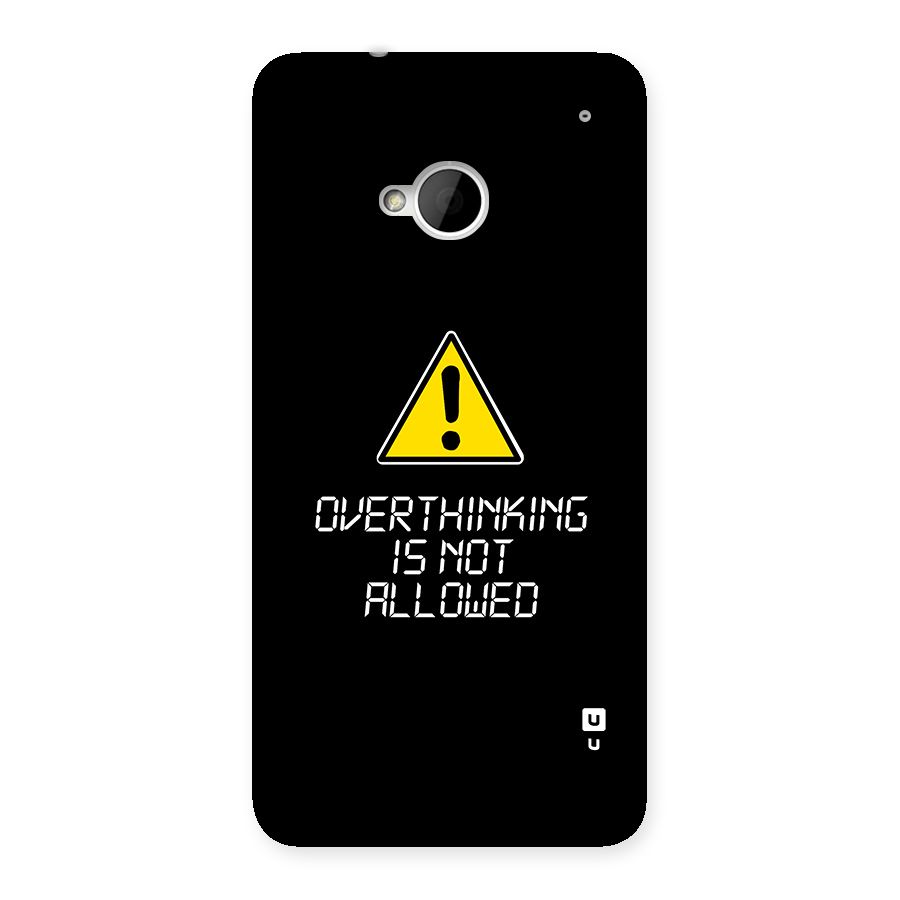 Over Thinking Back Case for One M7 (Single Sim)