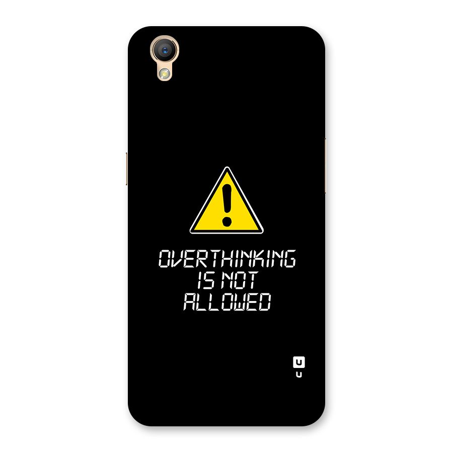 Over Thinking Back Case for Oppo A37