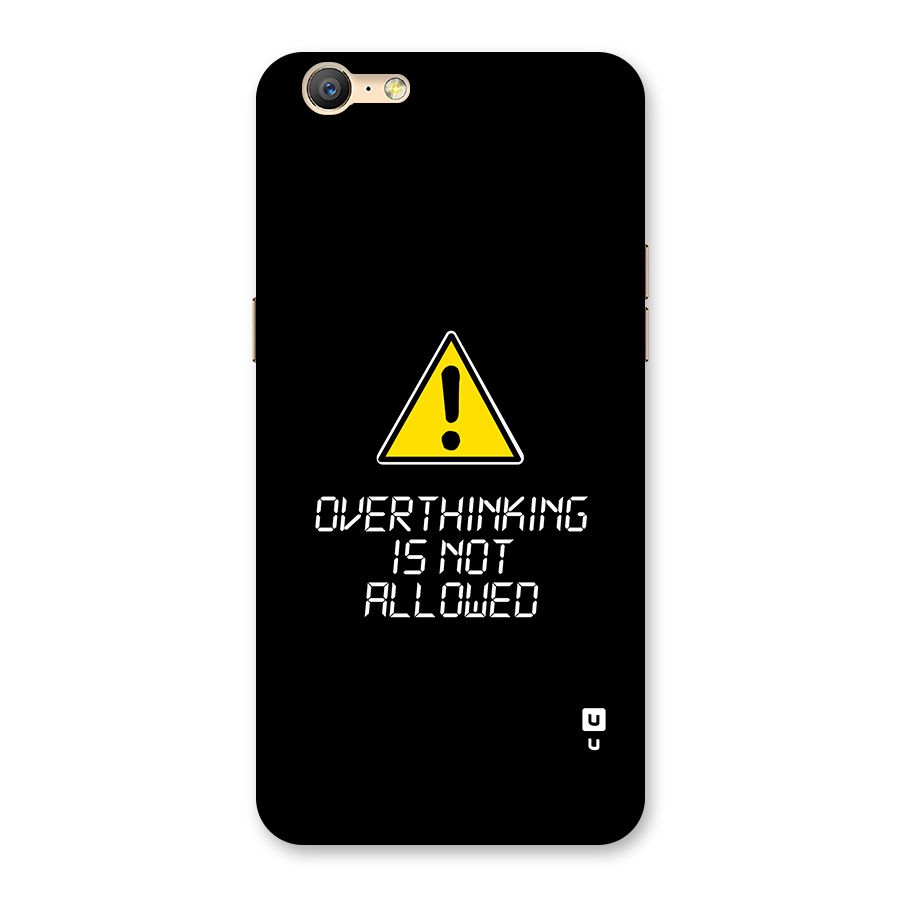 Over Thinking Back Case for Oppo A39