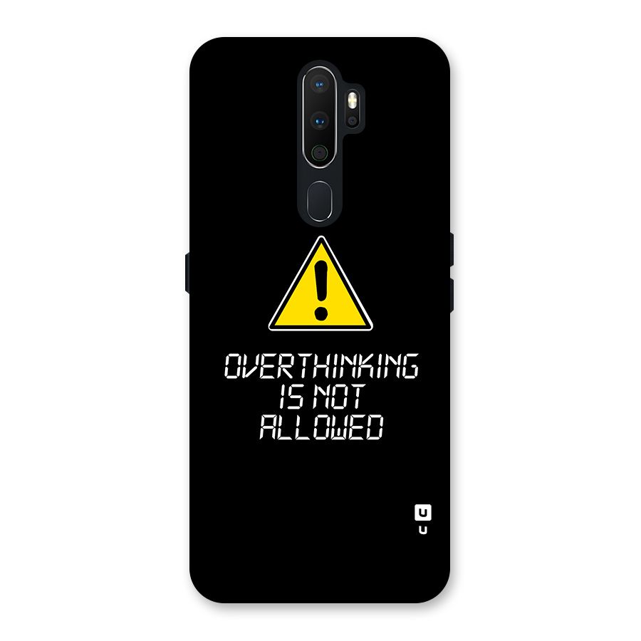 Over Thinking Back Case for Oppo A5 (2020)