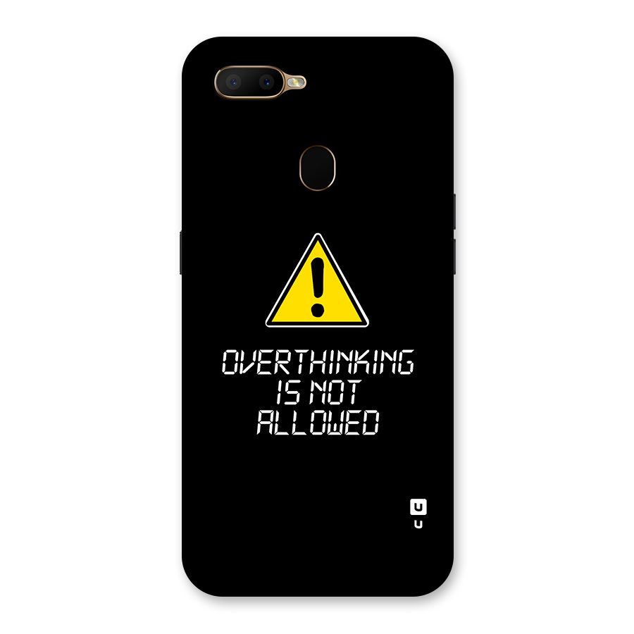 Over Thinking Back Case for Oppo A5s