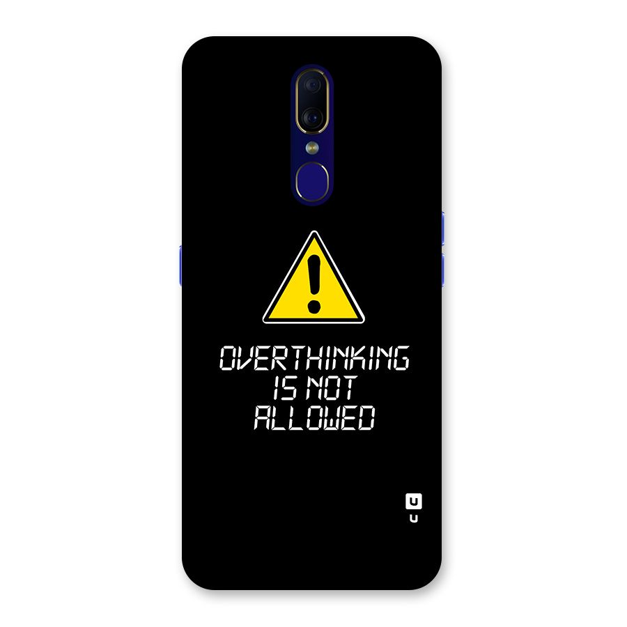 Over Thinking Back Case for Oppo A9