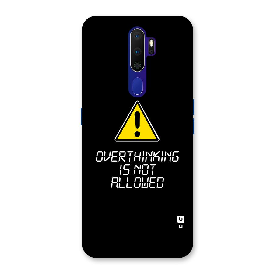 Over Thinking Back Case for Oppo A9 (2020)