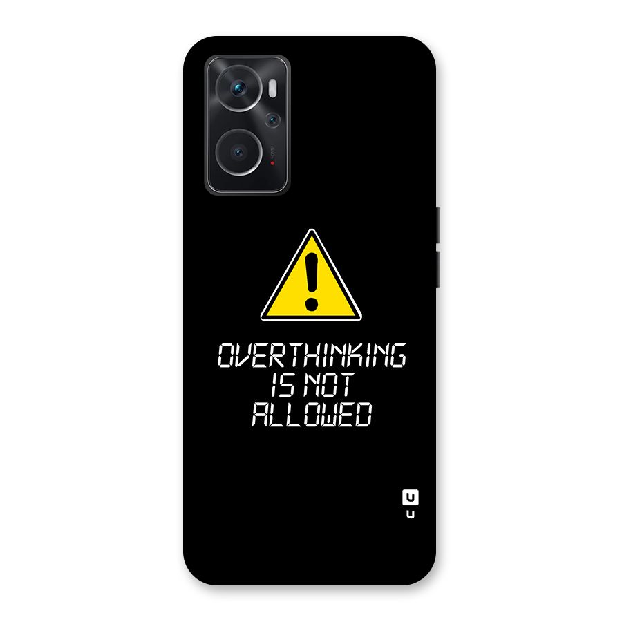 Over Thinking Back Case for Oppo K10 4G