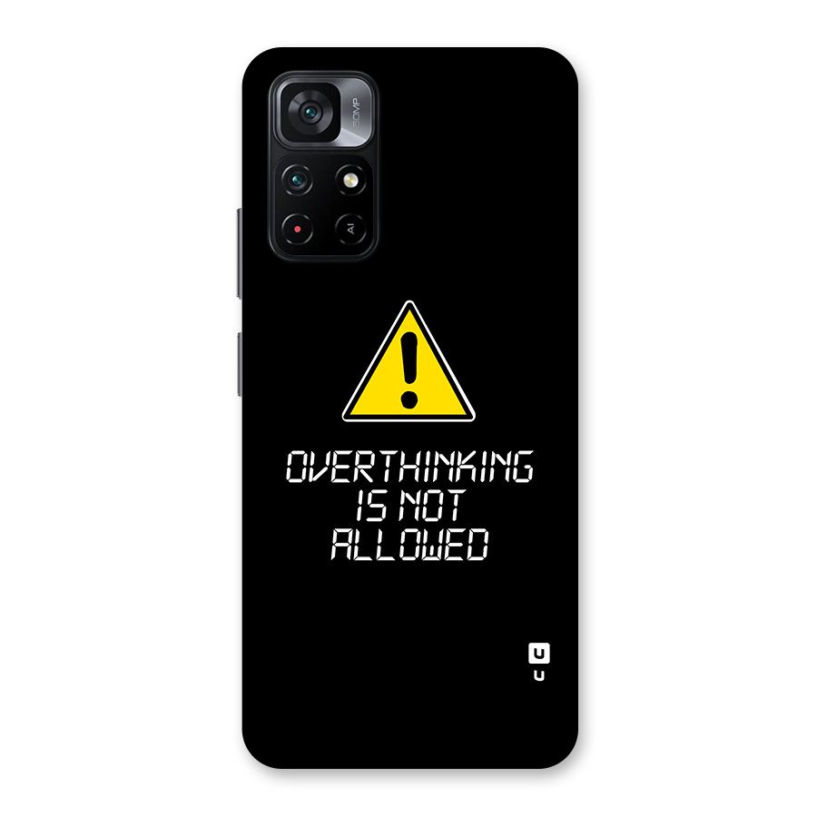 Over Thinking Back Case for Poco M4 Pro 5G