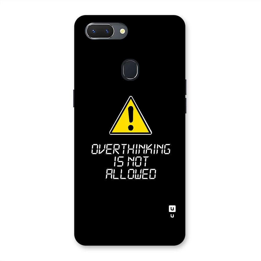 Over Thinking Back Case for Realme 2