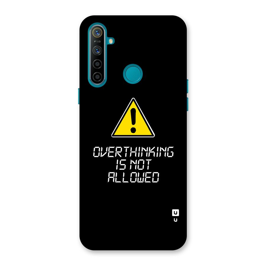 Over Thinking Back Case for Realme 5i