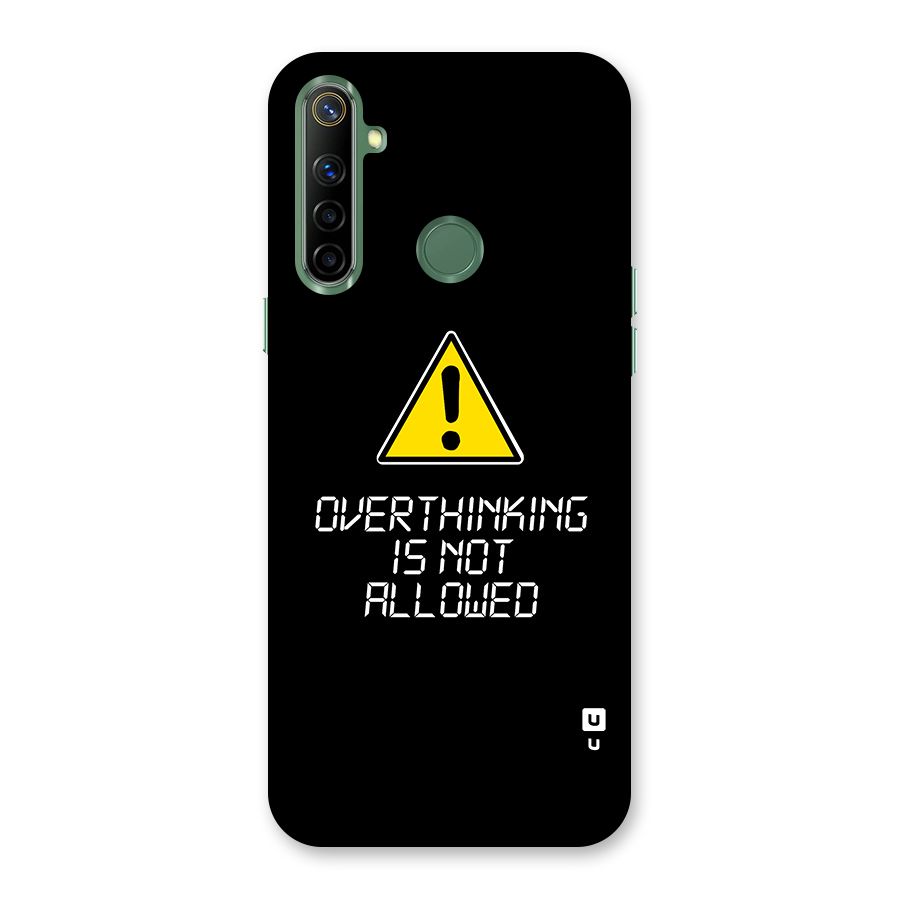 Over Thinking Back Case for Realme Narzo 10