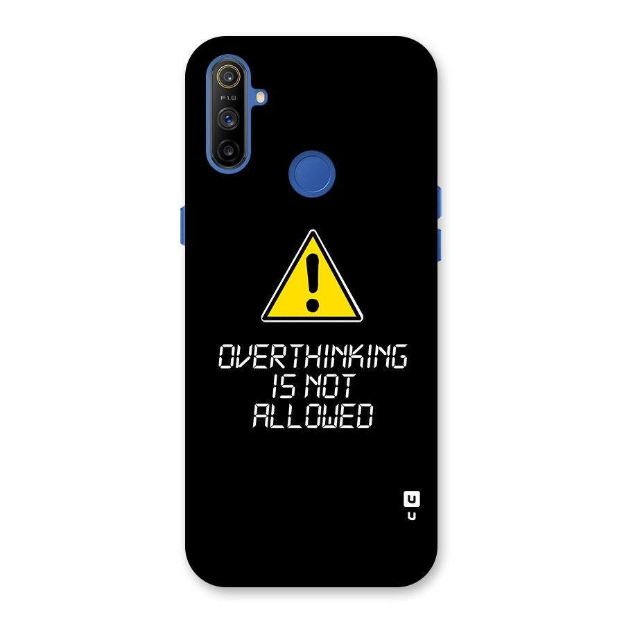 Over Thinking Back Case for Realme Narzo 10A