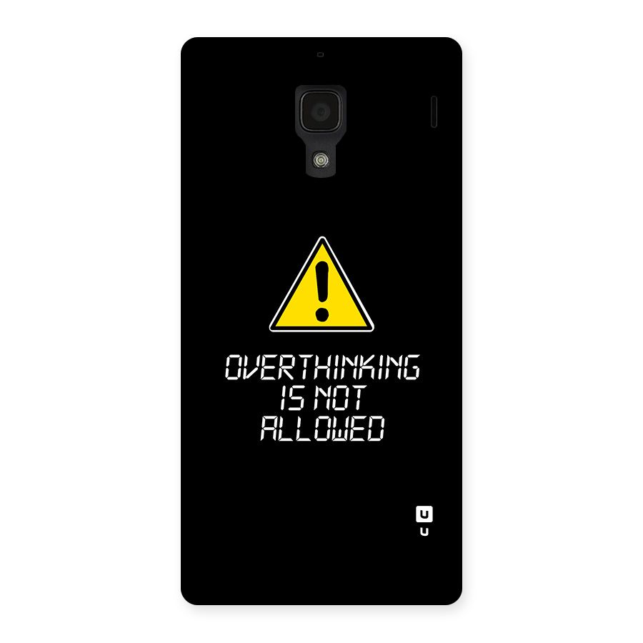 Over Thinking Back Case for Redmi 1s