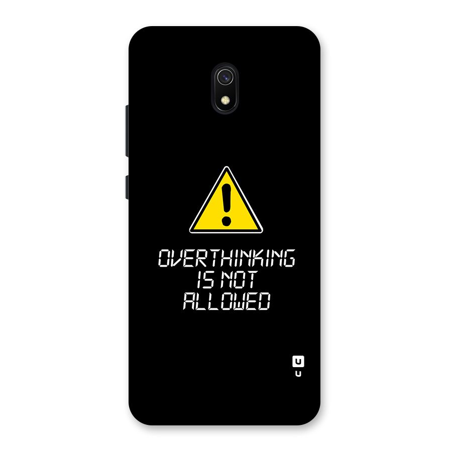 Over Thinking Back Case for Redmi 8A