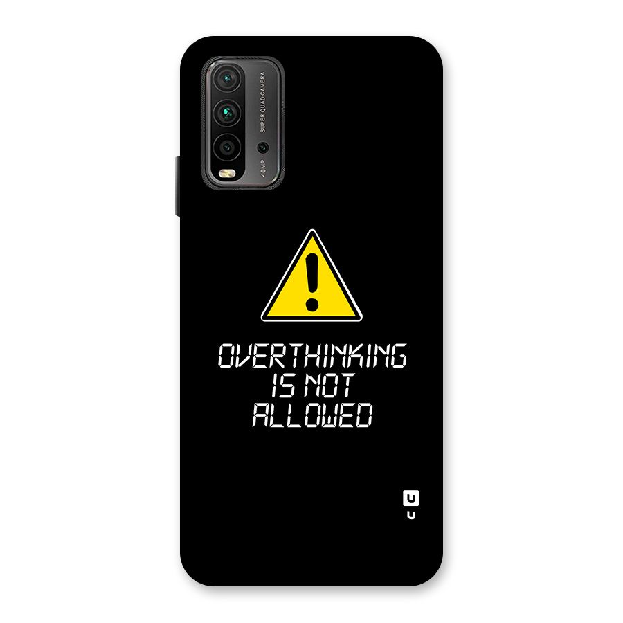Over Thinking Back Case for Redmi 9 Power