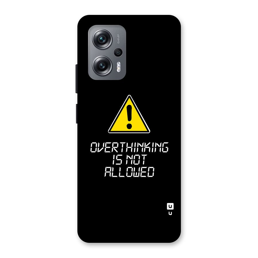 Over Thinking Back Case for Redmi K50i