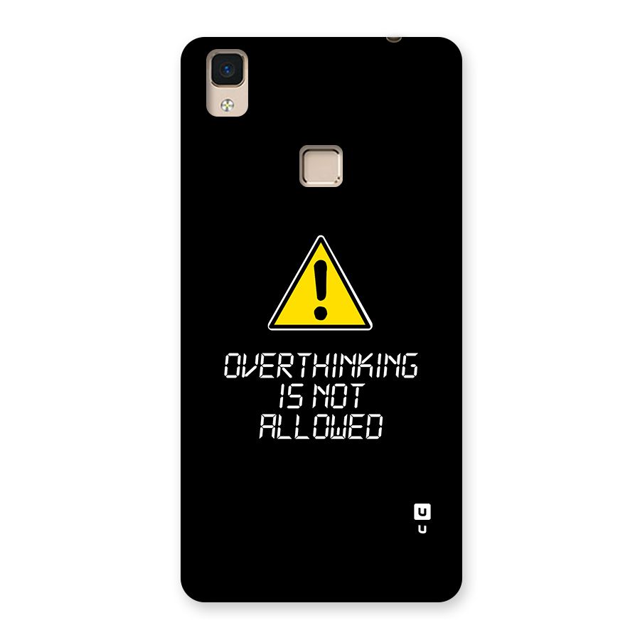 Over Thinking Back Case for V3 Max