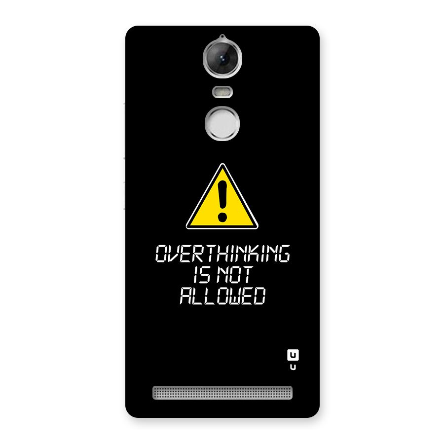 Over Thinking Back Case for Vibe K5 Note