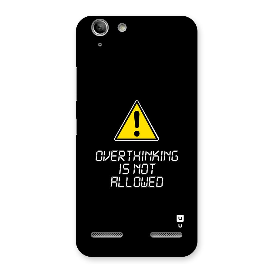 Over Thinking Back Case for Vibe K5 Plus