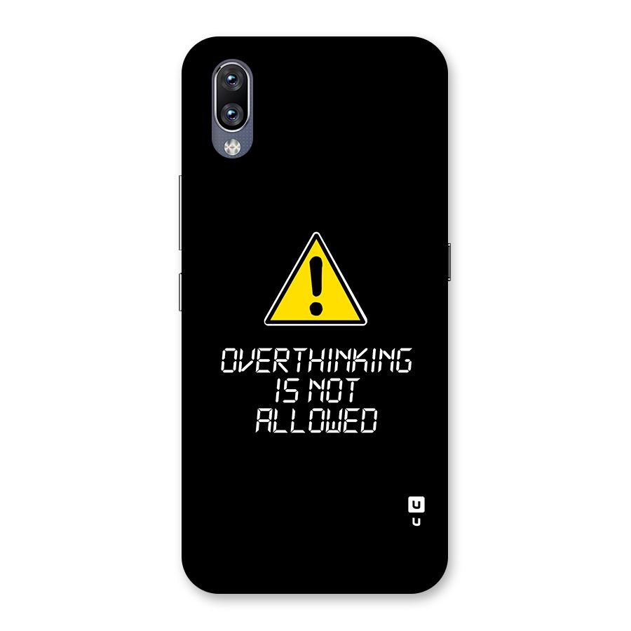 Over Thinking Back Case for Vivo NEX
