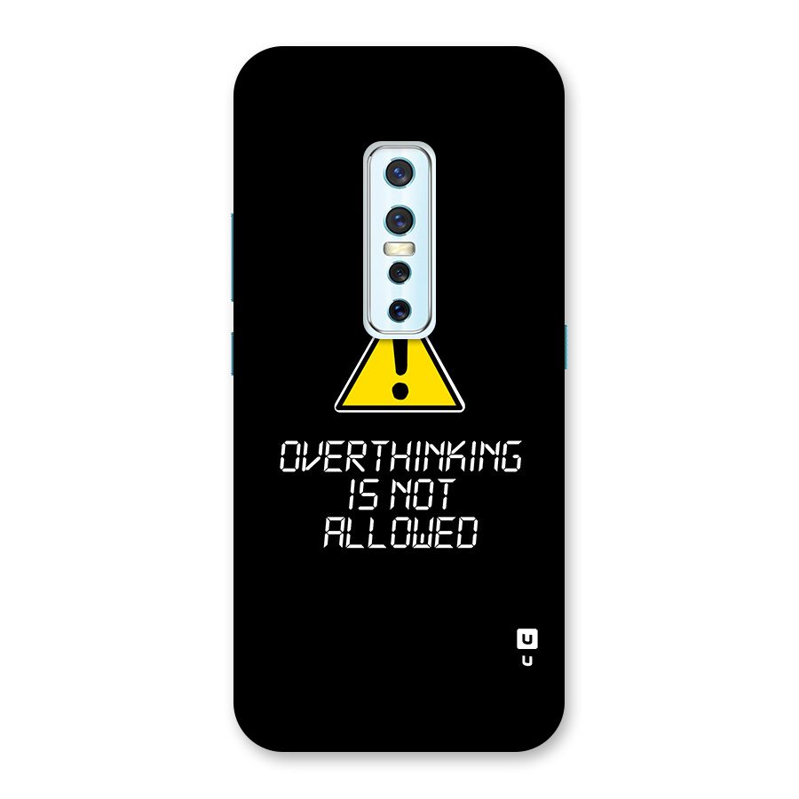 Over Thinking Back Case for Vivo V17 Pro