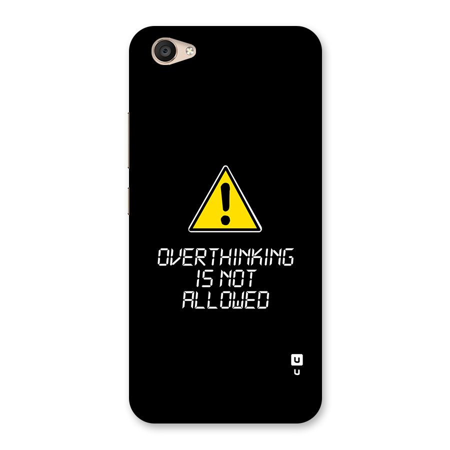 Over Thinking Back Case for Vivo V5 Plus