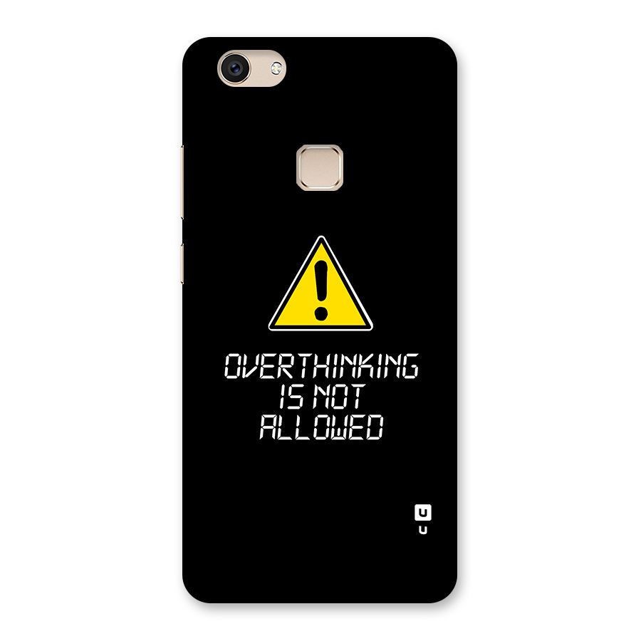 Over Thinking Back Case for Vivo V7