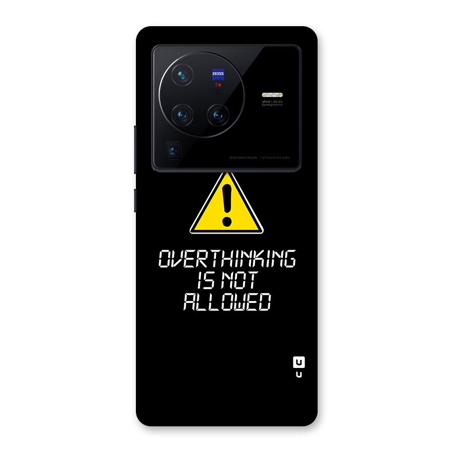 Over Thinking Back Case for Vivo X80 Pro