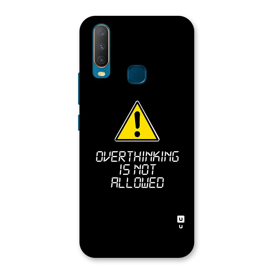 Over Thinking Back Case for Vivo Y11