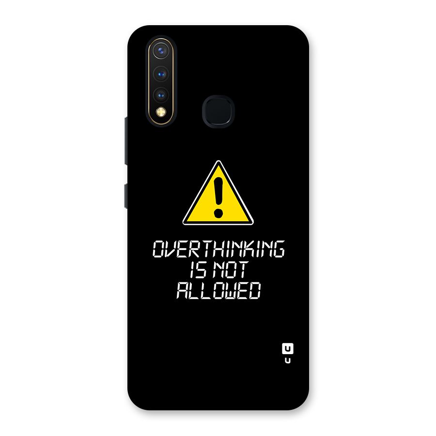 Over Thinking Back Case for Vivo Y19