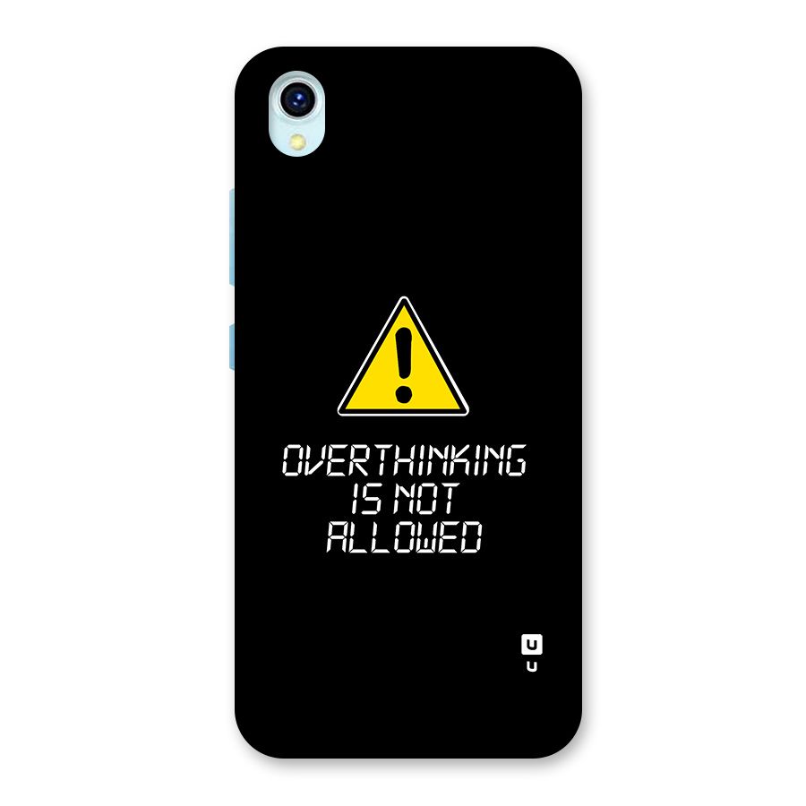 Over Thinking Back Case for Vivo Y1s
