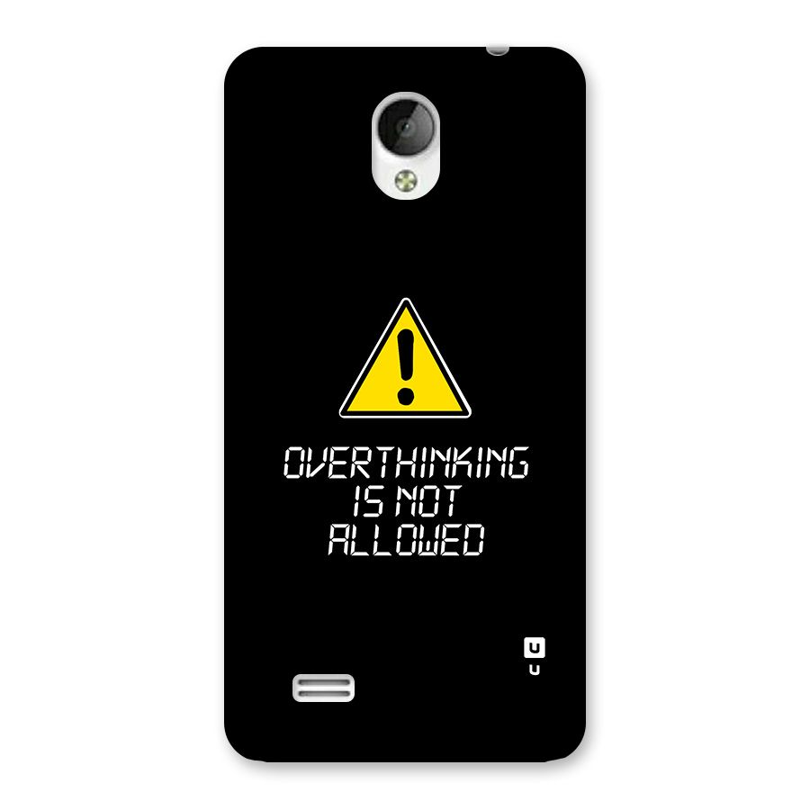 Over Thinking Back Case for Vivo Y21