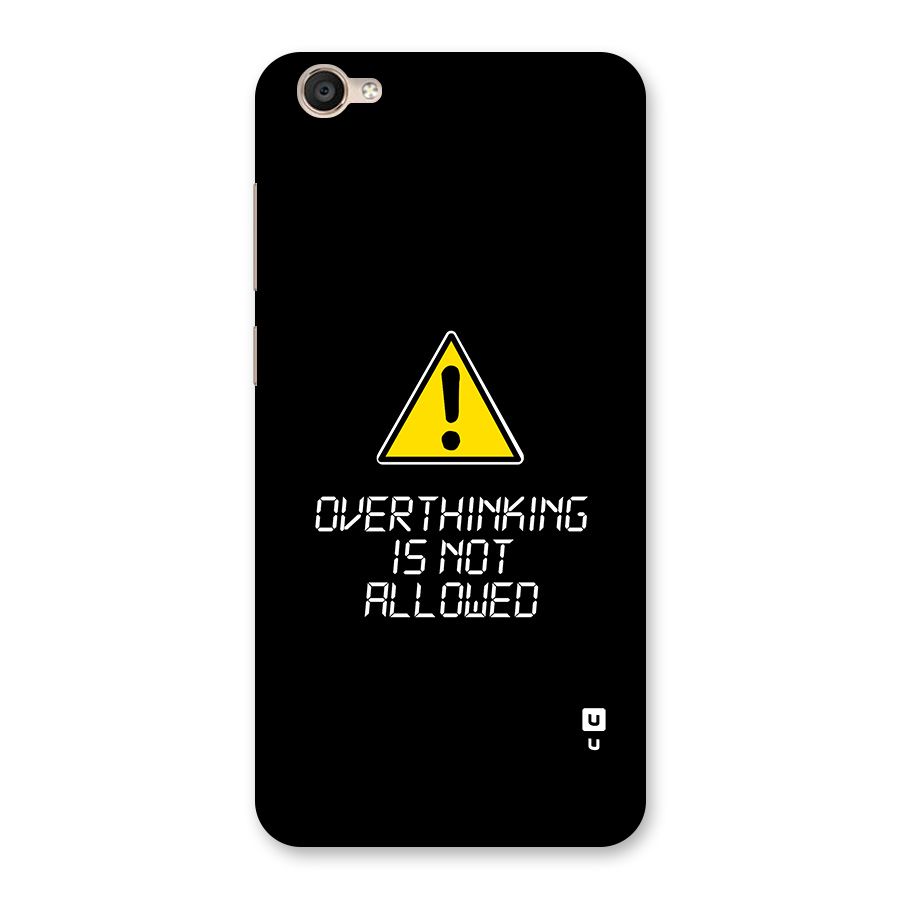 Over Thinking Back Case for Vivo Y55s