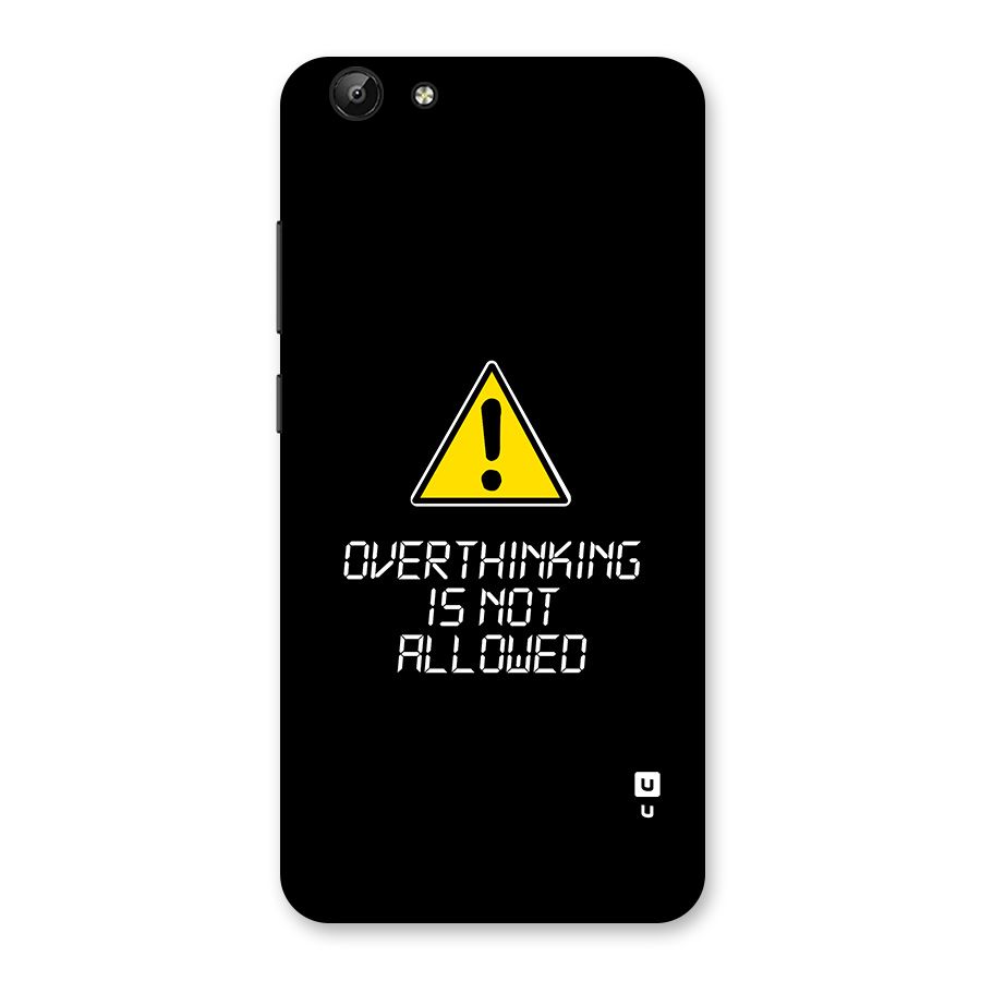 Over Thinking Back Case for Vivo Y69