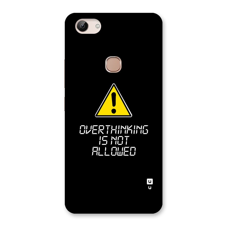 Over Thinking Back Case for Vivo Y83