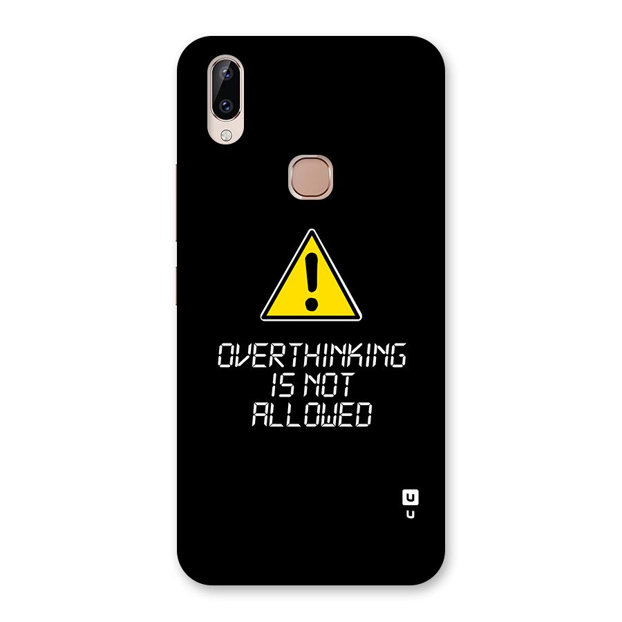 Over Thinking Back Case for Vivo Y83 Pro